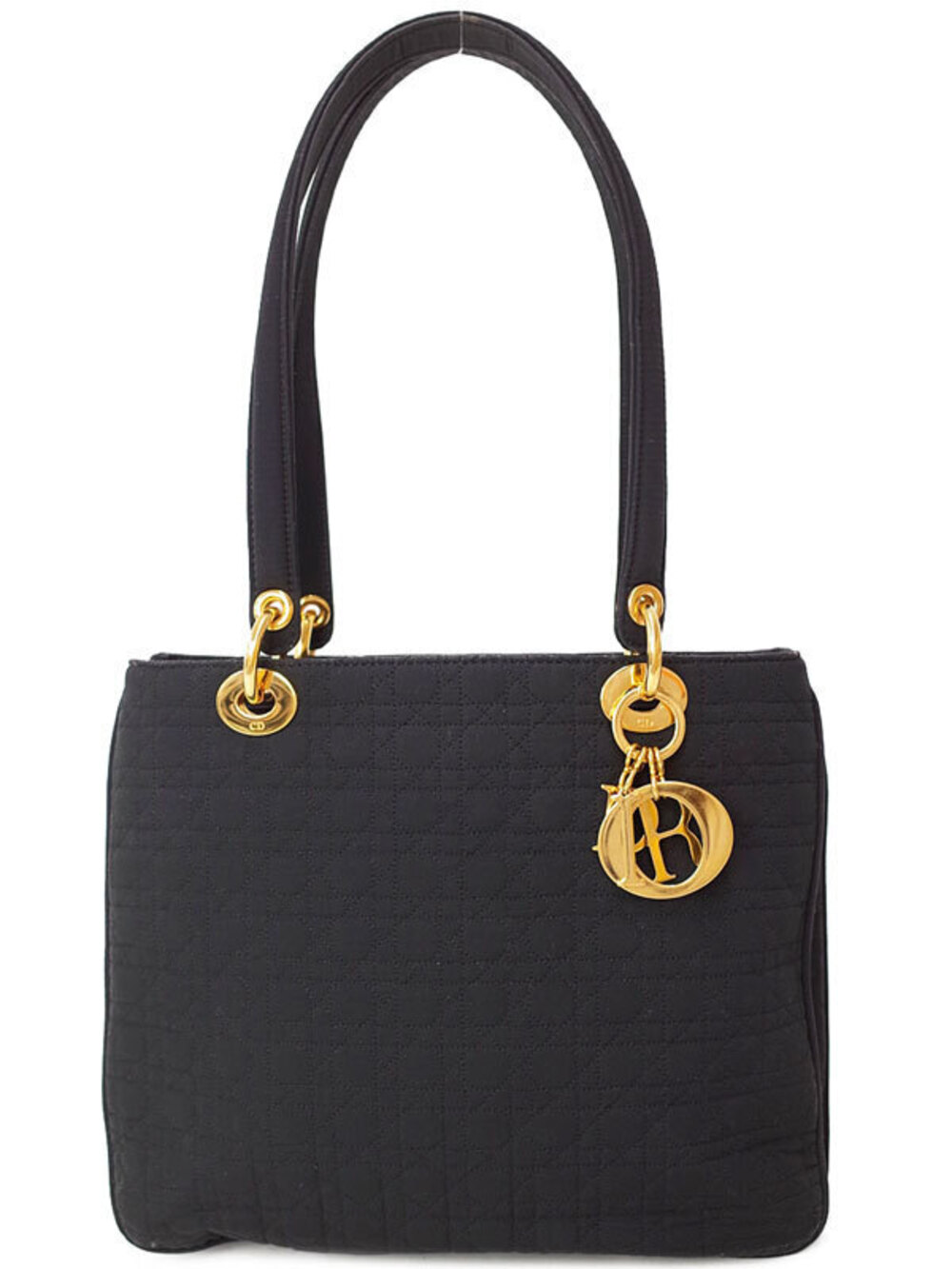 Christian Dior Cannage Quilted Tote Bag